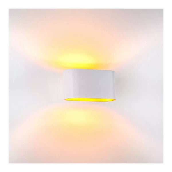 2W LED Up/Down Wall Light with Gold Insert IP20