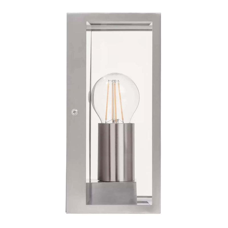 8W Filament LED Stainless Steel Wall Light IP54