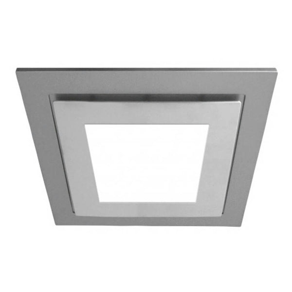 Side Duct Square Ventair Exhaust Fan with Light IPX44